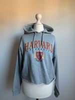 Cropped Sweater hellgrau Harvard mit Kapuze Gr.S Rheinland-Pfalz - Rengsdorf Vorschau