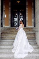 Hochzeit: Elegantes Brautkleid in Ivory von Modeca in Gr.40 Niedersachsen - Wardenburg Vorschau