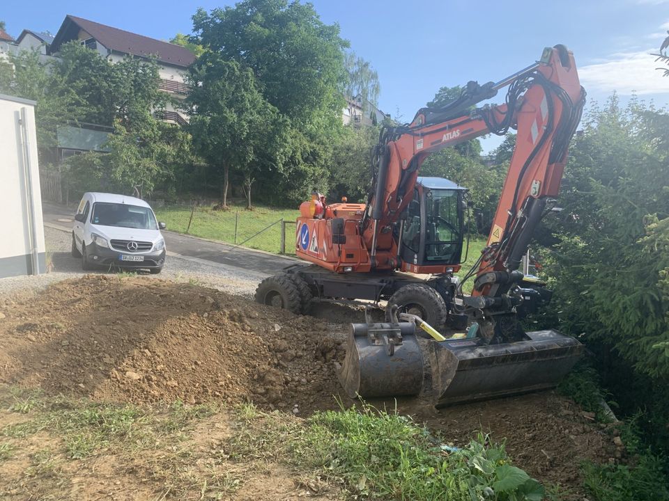 Kleinere Baggerarbeiten zum Festpreis in Schweinfurt