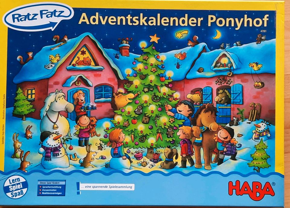 HABA Ratz Fatz Adventskalender Ponyhof in Detmold