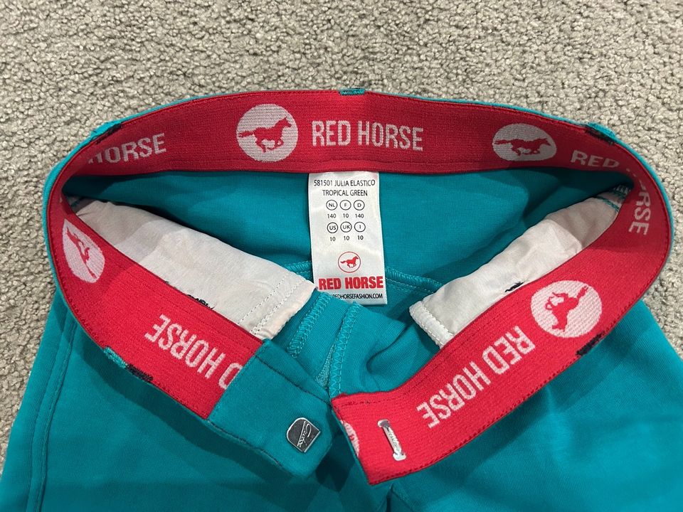 Red Horse Kinder Reithose 140 - Hose Pferde türkis - wie neu in Uehrde