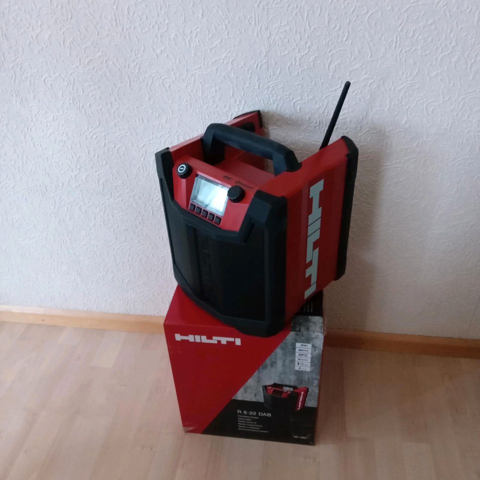 HILTI NURON R 6-22 DAB Akku-Baustellenradio NEU!!!!!! in Voerde (Niederrhein)