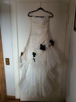 Brautkleid Abendkleid asymetrisch trägerlos Faragé weiß Gr. 40 Nordrhein-Westfalen - Mönchengladbach Vorschau