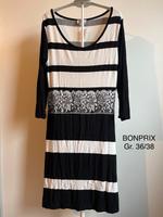 *BONPRIX* Jersey Kleid schwarz weiß Gr. 36/38 top Mecklenburg-Vorpommern - Klütz Vorschau