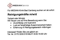 Reinigungskräfte gesucht Hessen - Bad Camberg Vorschau