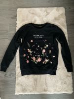 Pullover Hoodie Sweatshirt schwarz Blumen rosa Baden-Württemberg - Filderstadt Vorschau
