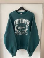 Vintage University Sweater Grün Weiß Essen - Schonnebeck Vorschau