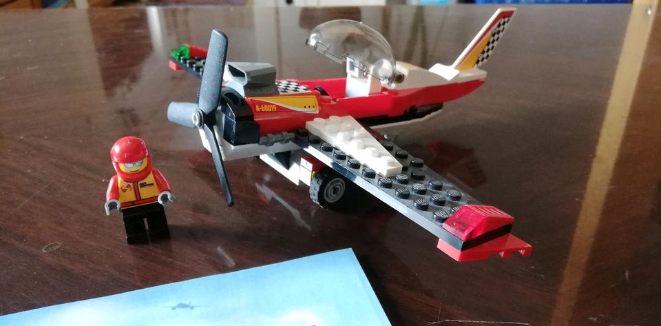 Lego 60019 City Flugzeug Racing Klemmbausteine in Osterzell