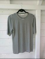 H&M ⭐ Damen Shirt T-Shirt schwarz gestreift Gr L Hessen - Haiger Vorschau