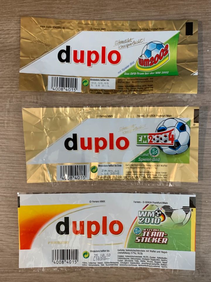 DUPLO ✨ 15 Riegelfolien zu Sticker-Serien ✨ FERRERO in Düren