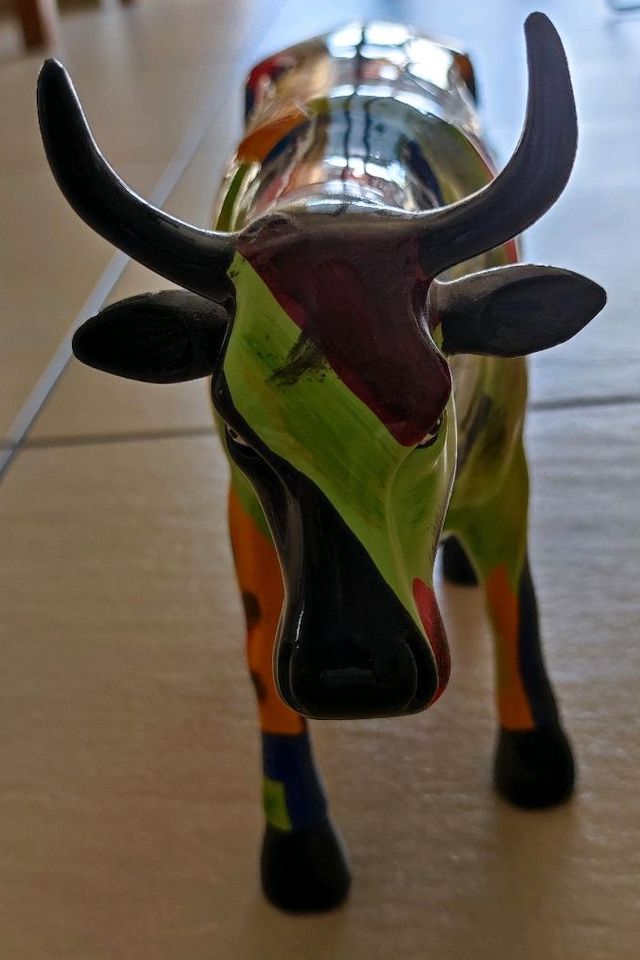 Cynthias S. Hudson Cow Parade, Model Art of America, Large Cow in Argenbühl