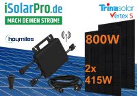 800W Balkonkraftwerk-Set / 2x Trina 415W FULL BLACK + Hoymiles Rheinland-Pfalz - Birkenfeld Vorschau