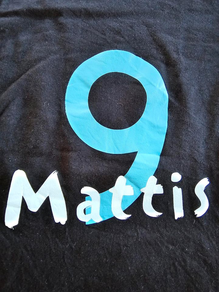 H&M Shirt Geburtstag 9 Mattis 146 152 handmade in Oldenburg