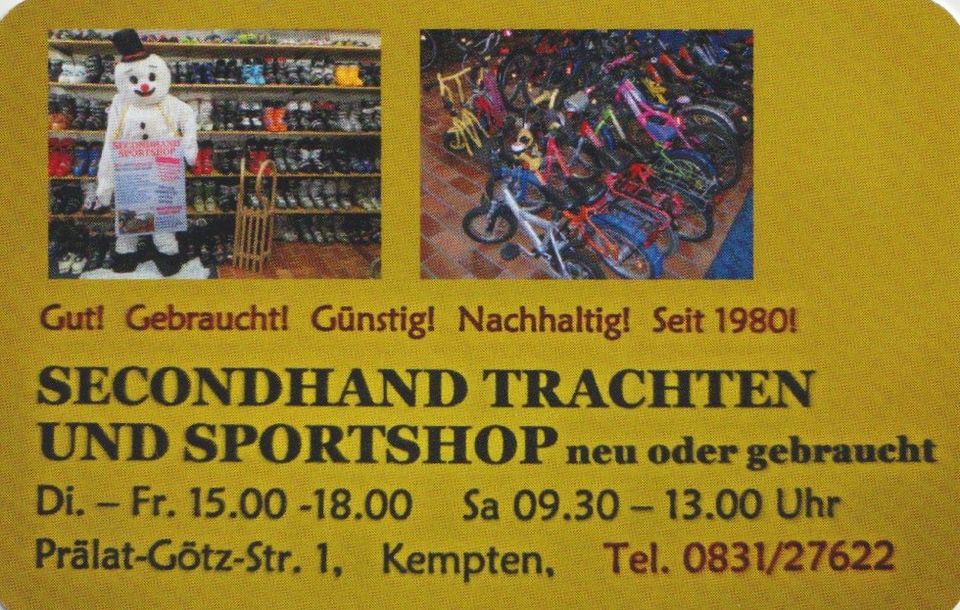 SECONDHAND Fahrräder, Motoradbekleidung, Dirndl u.v.m in Kempten