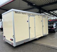 Toilette WC Klo mieten zu vermieten Toilettenwagen Anhänger Event Hessen - Bad Vilbel Vorschau