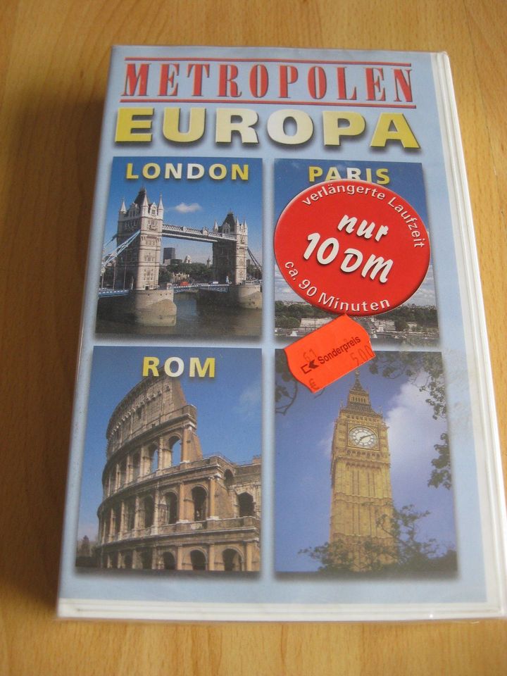 VHS "Metropolen Europa - London, Paris, Rom" neu in Krefeld