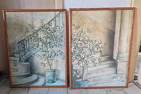 2x Fabrice de Villeneuve Kunstdruck Wandbilder Vintage Treppe Baden-Württemberg - Allmendingen Vorschau