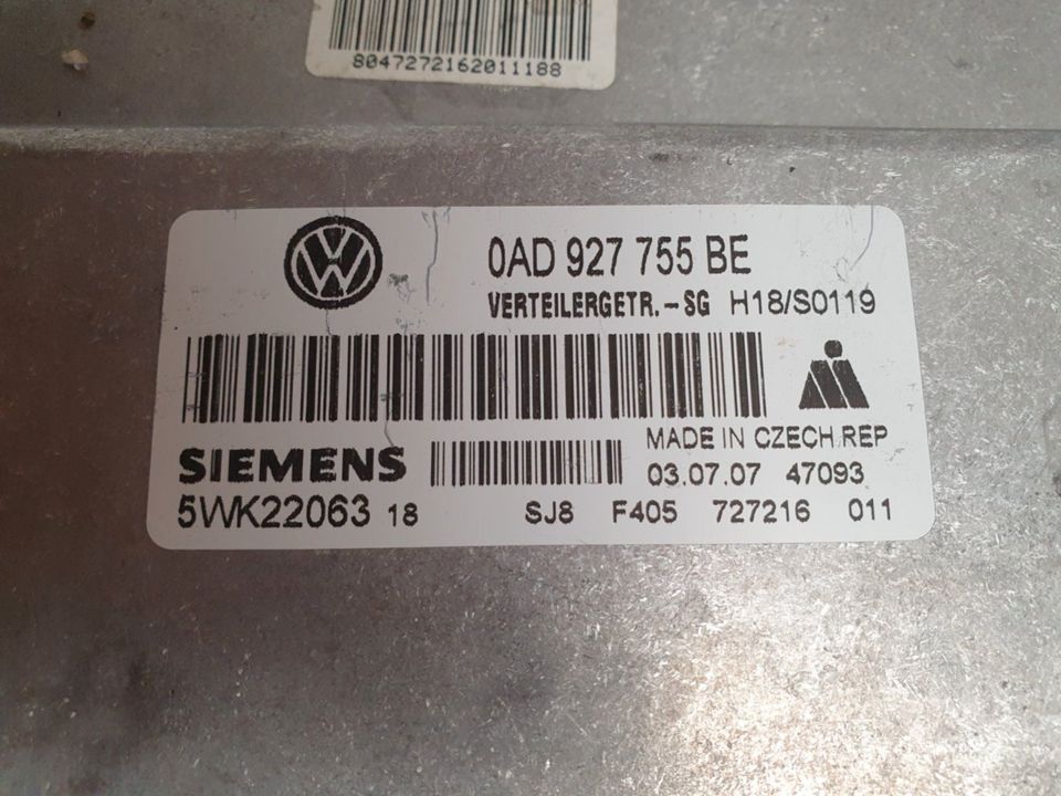 VW Touareg 7L Steuergerät Verteilergetriebe OAD927755BE BJ.07 in Bremervörde