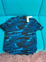 Tommy Hilfiger T-Shirt mit Camouflage-Muster in marine Nordrhein-Westfalen - Warburg Vorschau