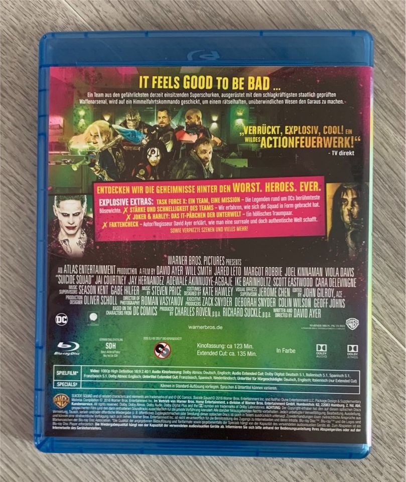 Suicide Squad - Extended Cut (Blu-ray) 2 Disc in Dorsten