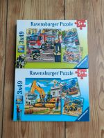 Ravensburger Puzzle, 3x49, Baustelle und Feuerwehr, neuwertig Rheinland-Pfalz - Matzenbach Vorschau