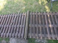 Holz Gartenzaun mit Pfosten Länge ca. 35m Rheinland-Pfalz - Wershofen Vorschau