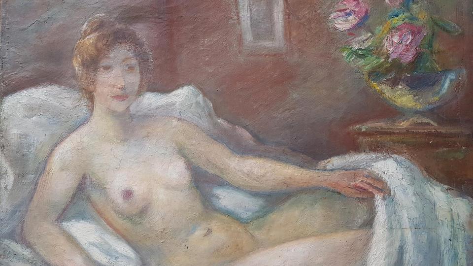 Gemälde Guten Morgen weiblicher Akt antik Impressionismus in Kyritz