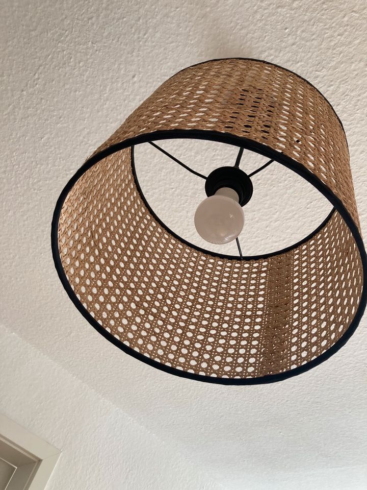 Pendelleuchte Deckenlampe Rattan Wiener Geflecht in Bochum