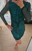 Damen kurzes Partykleid Pailetten Glitzer Gr. SCocktailkleid Grün Niedersachsen - Oldenburg Vorschau