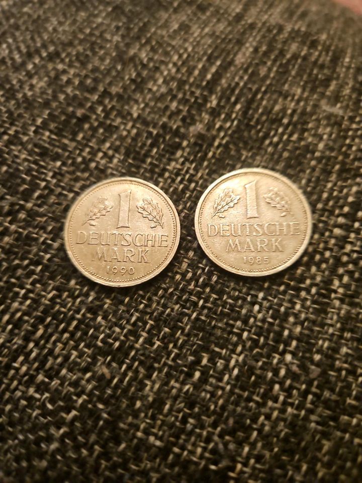 Münze 1deutsche mark in Lübeck