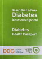 Gesundheits-Pass Diabetes dt   Diabetes health passport englisch Bayern - Pentling Vorschau