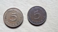 Münzen 5 Pfennig BRD 1971 und 1989 Sammelmünzen Schleswig-Holstein - Reinbek Vorschau