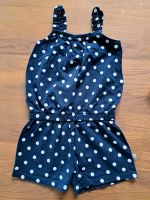 Jumpsuit kurze Hose Sommeroverall Gr. 98 Liegelind  blau Nordrhein-Westfalen - Niederzier Vorschau