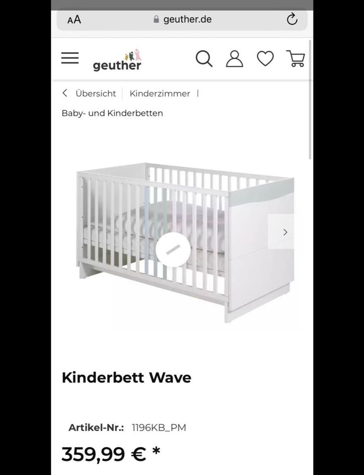 Babybett/Kinderbett in Wegscheid