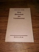 Hermann Hesse Eine Bibliothek der Weltliteratur Reclam Brandenburg - Stechow-Ferchesar Vorschau