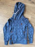 Naketano Hoodie - M - Kapuzenpullover - Blau mit Vogelmotiv Hamburg - Altona Vorschau