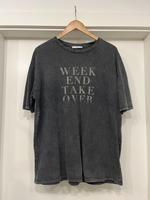 Mango oversized Shirt grau mit Print Gr. M Bayern - Freilassing Vorschau