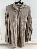 Only Hemd Bluse Musselin Khaki grau XL Nordrhein-Westfalen - Kleve Vorschau