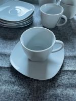 Tassen Untersetzer Set 6-Teilung neu Kaffeetasse Weiß Sachsen - Oberschöna Vorschau