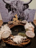 Adventskranz aus Holz gefertigt *etwas anders* Shabby Vintage Top Bochum - Bochum-Ost Vorschau