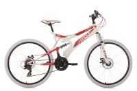 ✅ NEUWARE ✅ Mountainbike Fully 26'' Topeka weiß-rot RH 44 cm 184M Wuppertal - Langerfeld-Beyenburg Vorschau