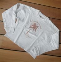 Garcia Sweatshirt in weiß mit Aufdruck, Größe 164/170 Hessen - Hohenahr Vorschau