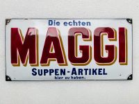 ‼️ EMAILSCHILD Maggi Die echten Emailleschild um 1920 Saarland - Schiffweiler Vorschau