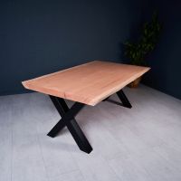 Unikat Baumstamm Tisch 200cm x 110cm Nachhaltig Massivholztisch aus einem Stück Sipo Holz! Esstisch Bohlentisch Wohnzimmertisch Holztisch Design Tisch Stahlbeine Edelstahl Tischbeine Nordrhein-Westfalen - Ochtrup Vorschau