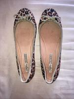 Buffalo Ballerina braun schwarz beige Animal Print Sommer 38 Bayern - Augsburg Vorschau