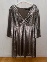 Paillettenkleid/Glitzerkleid in silber/grau (Hallhuber), Größe 38 Bayern - Fürth Vorschau