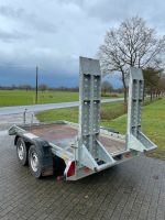 Baumaschinen Anhänger Trailer Böckmann Minibagger Niedersachsen - Uplengen Vorschau