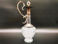 Glas-Karaffe alt antik Versilbert Kristall-glas Silber Gefäß Krug Nordrhein-Westfalen - Herne Vorschau