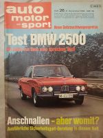 AMS 26 1968 Test BMW 2500 Wandsbek - Hamburg Bergstedt Vorschau