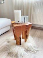 Teak Massiv Holz Hocker Beistelltisch Wurzel Tisch • 2 Varianten Bayern - Kronach Vorschau